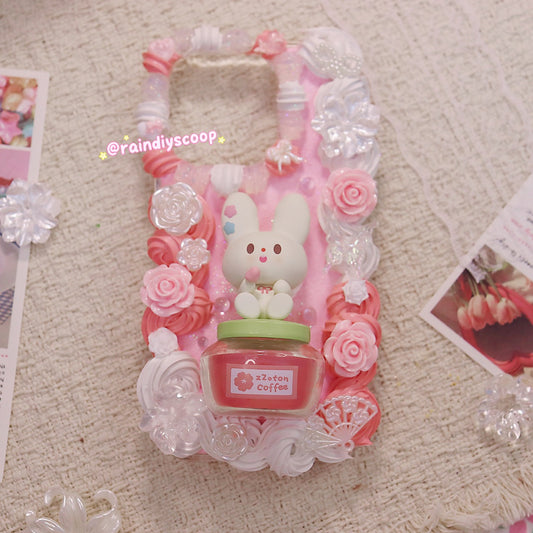 Strawberry jam cream gel mobile phone case