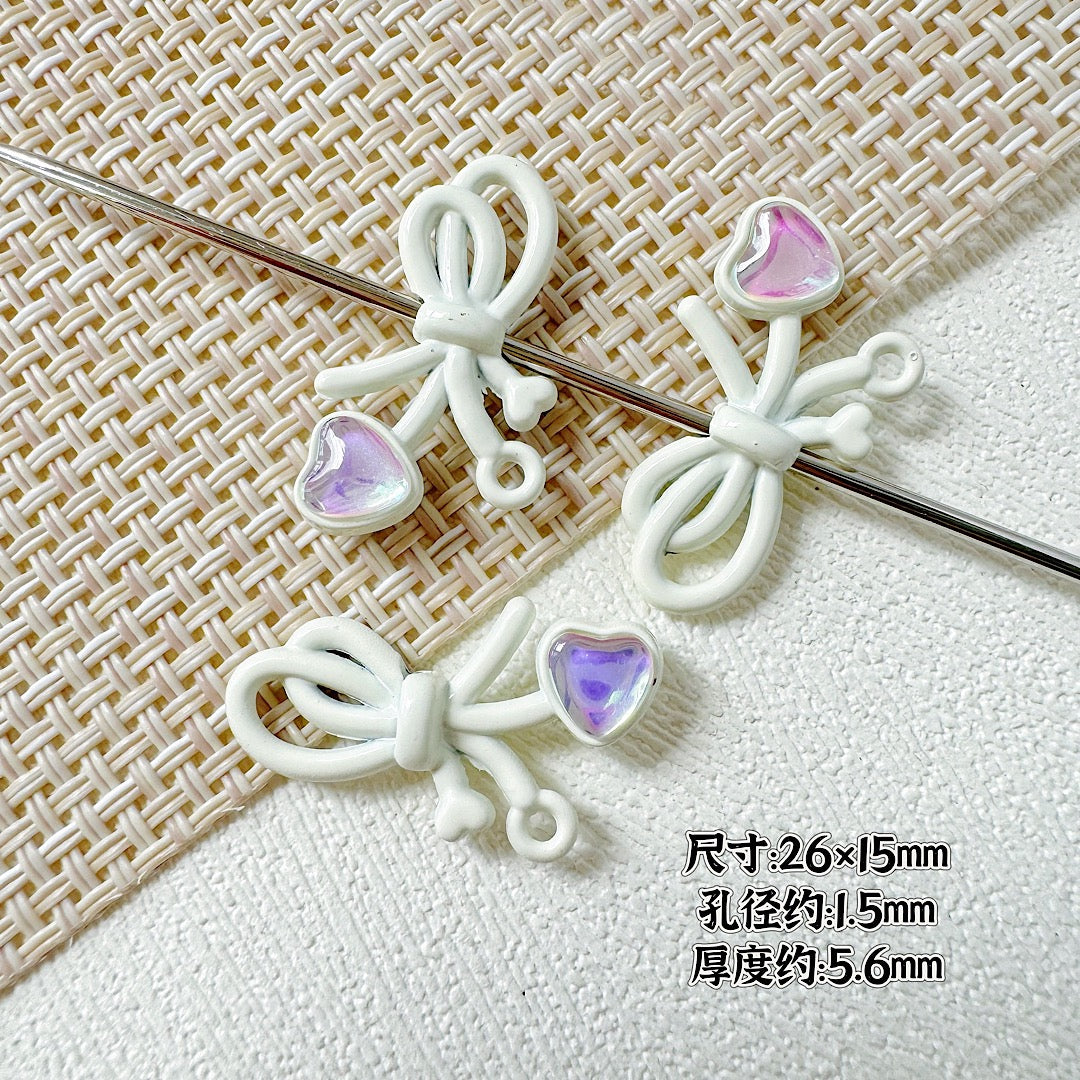 Alloy five-pointed star bow DIY accessories