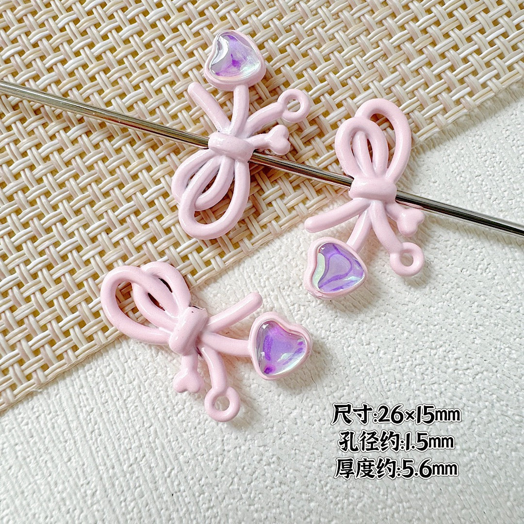 Alloy five-pointed star bow DIY accessories