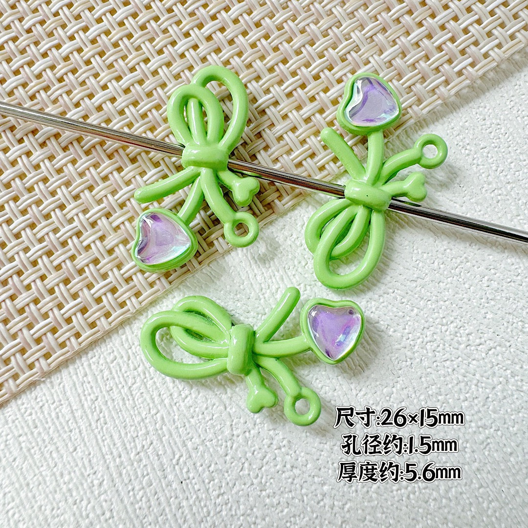 Alloy five-pointed star bow DIY accessories