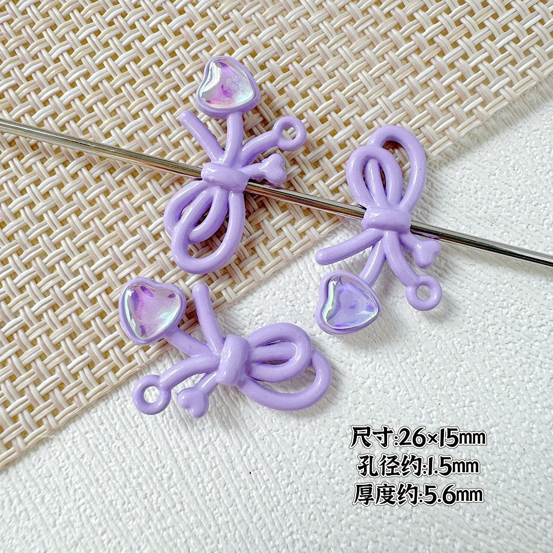 Alloy five-pointed star bow DIY accessories