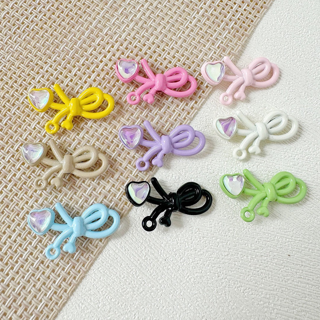 Alloy five-pointed star bow DIY accessories