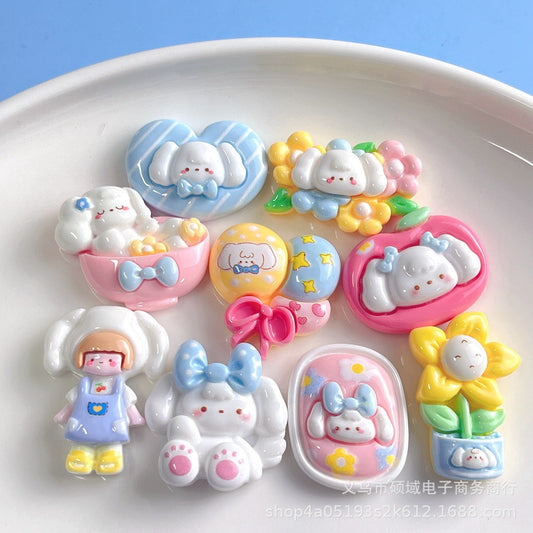 Cute resin cartoon charm