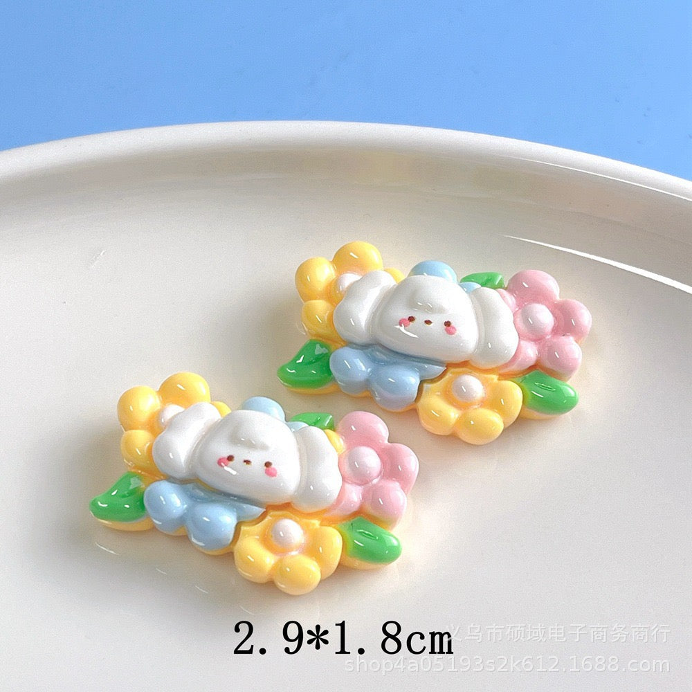 Cute resin cartoon charm
