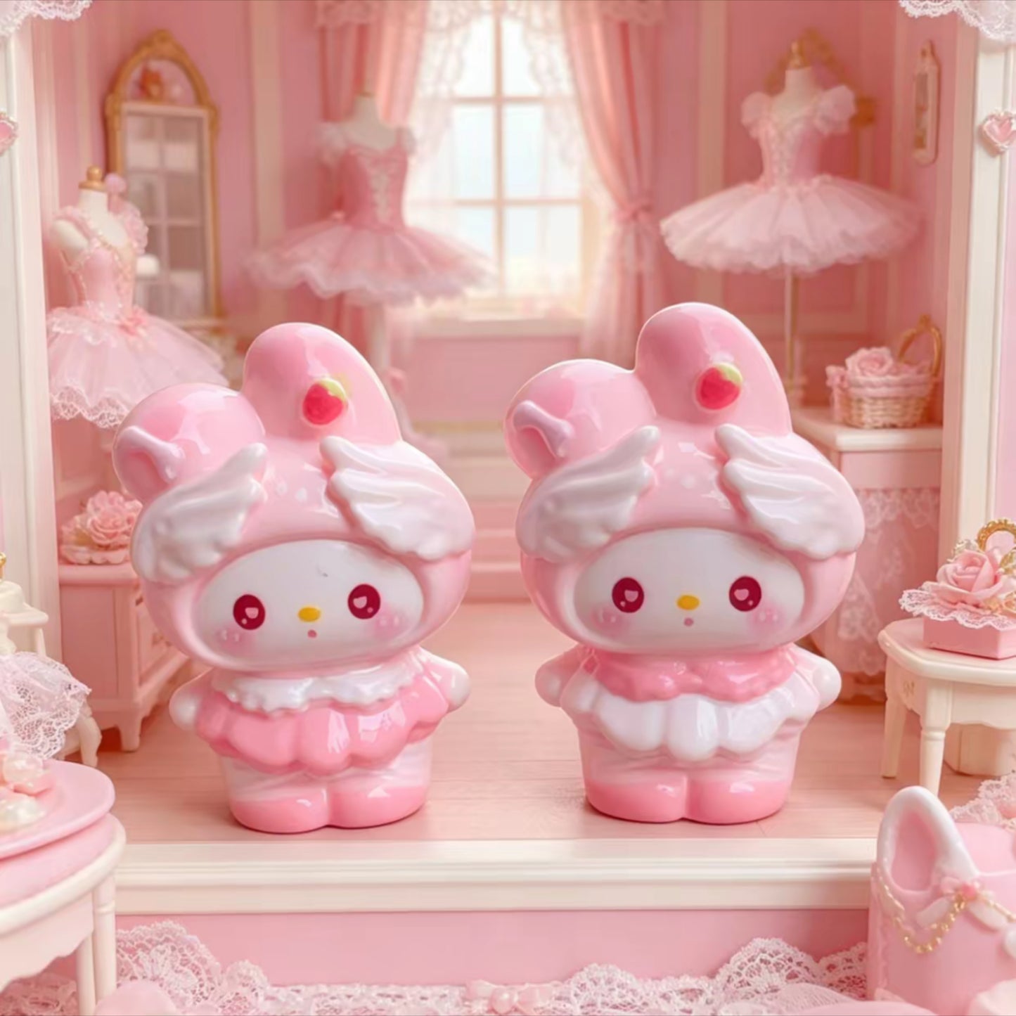3D cartoon charm multi-style (rabbit modeling)