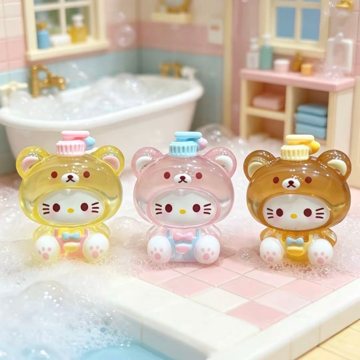 3D translucent resin cartoon charm