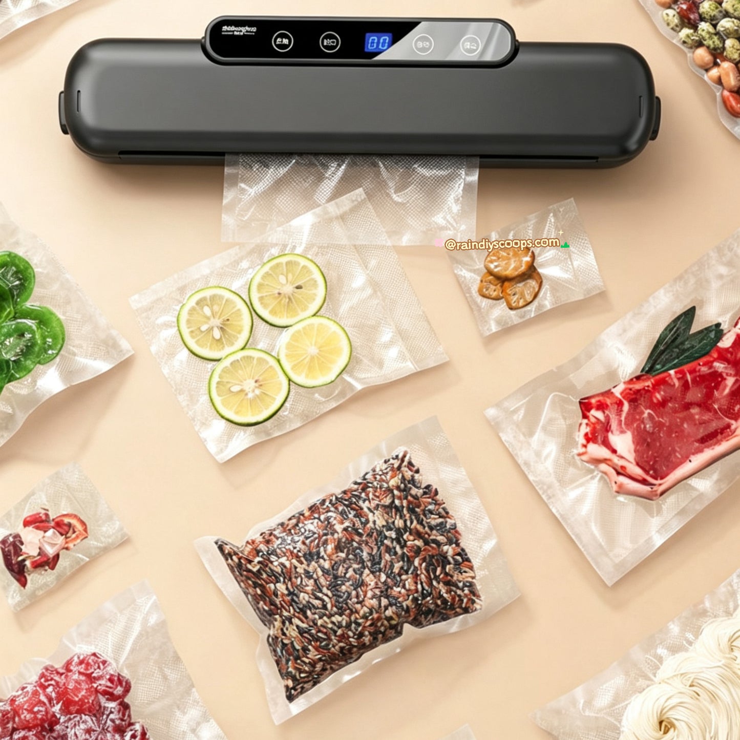 FOOD SEALING MACHINE｜ Multifunctional Vacuum Sealer for Food Preservation