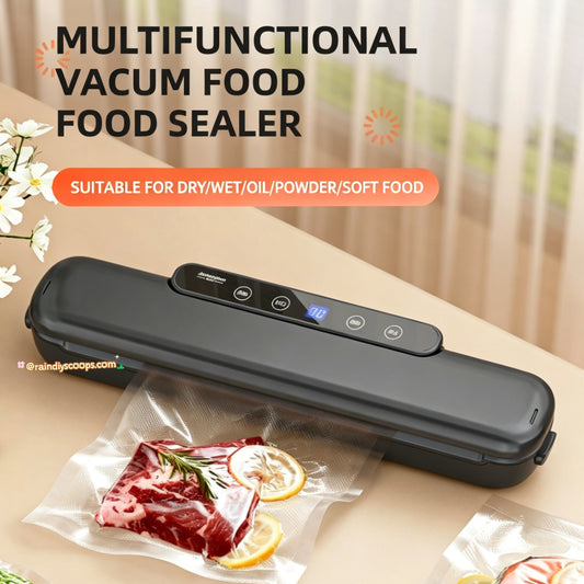 FOOD SEALING MACHINE｜ Multifunctional Vacuum Sealer for Food Preservation