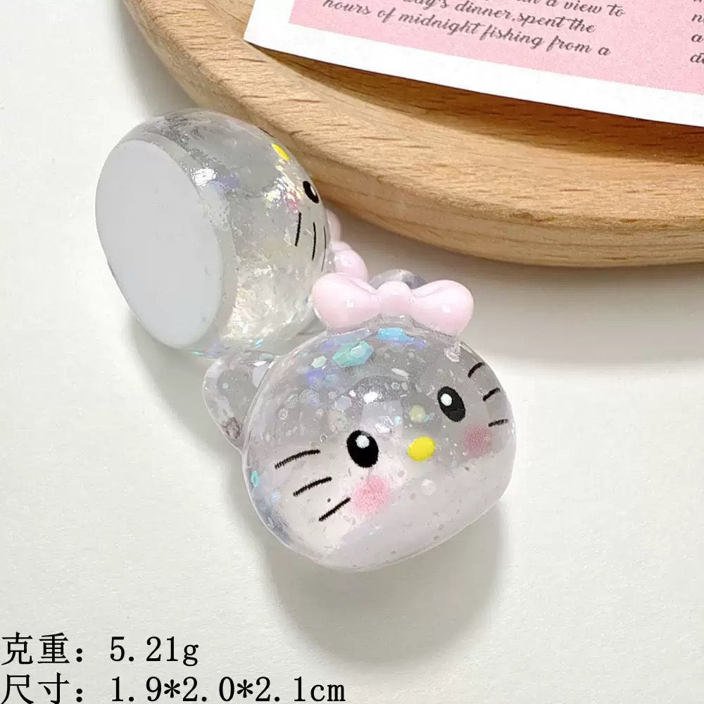 3D Cartoon Resin Charms Mini Ornaments for DIY Phone Case Keychain Dollhouse