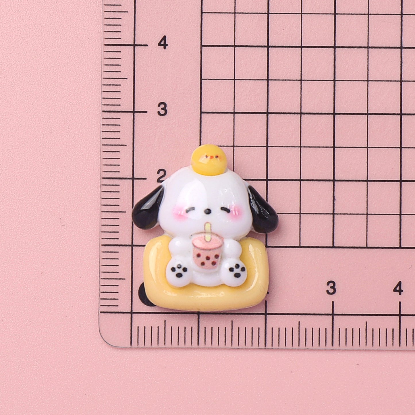 Cute resin cartoon charm