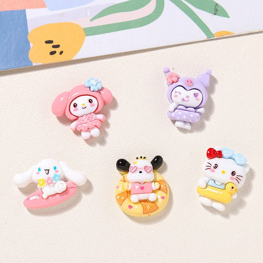 Cute resin cartoon charm