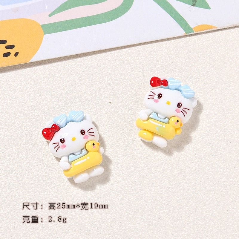 Cute resin cartoon charm