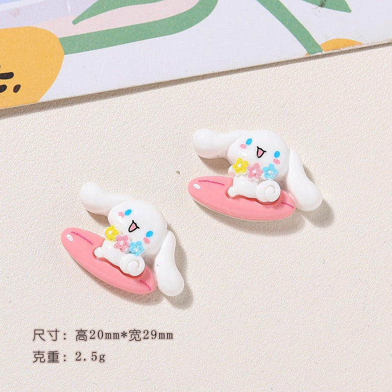 Cute resin cartoon charm