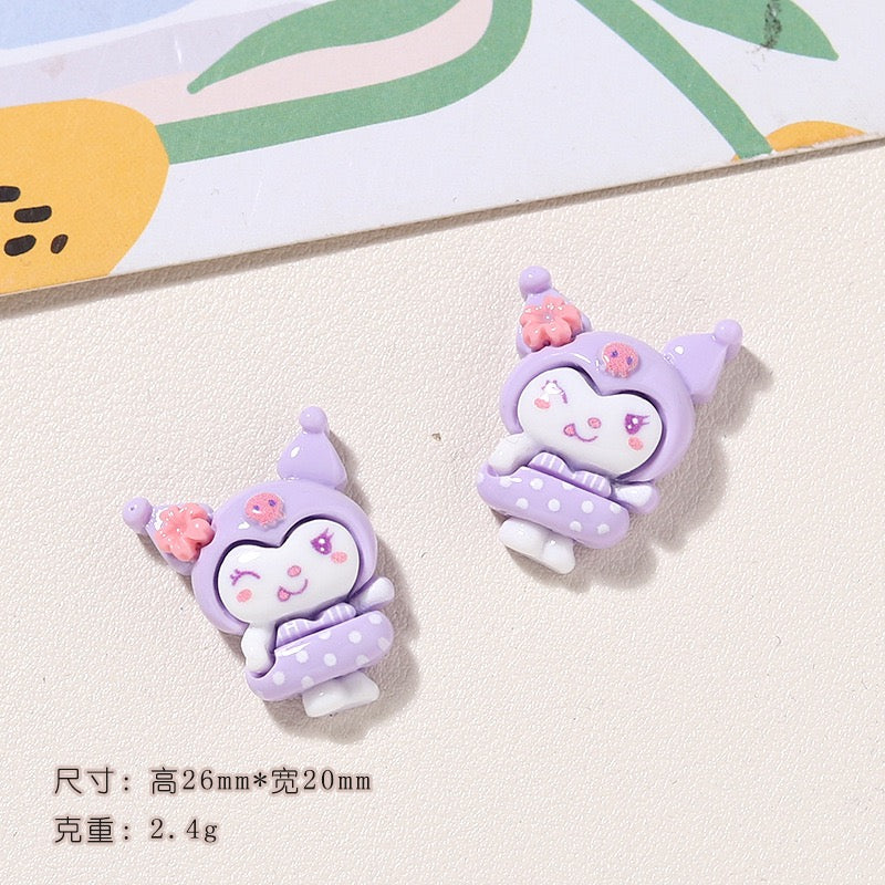 Cute resin cartoon charm