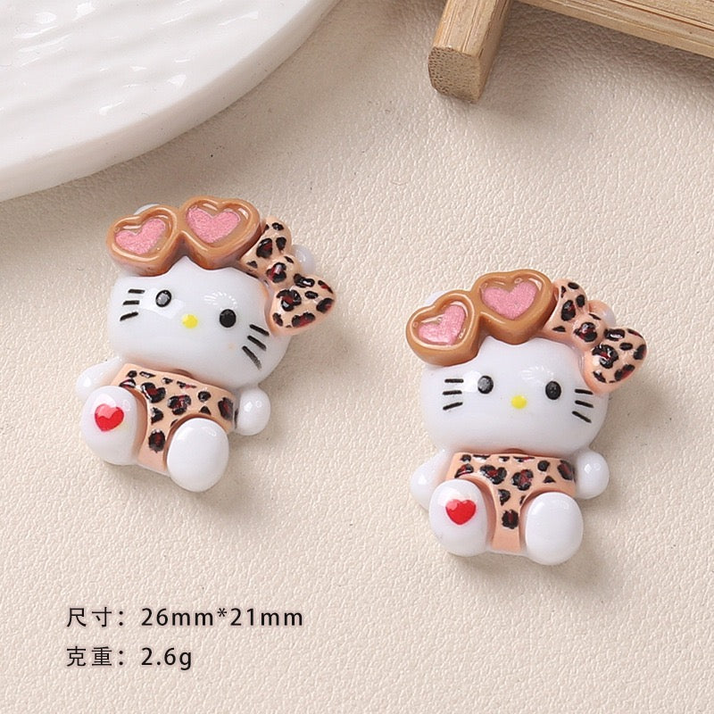 Cute resin cartoon charm