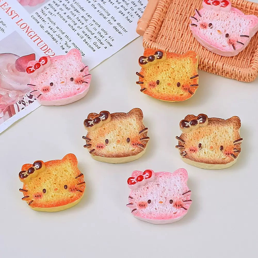 3D Bread K T Resin Accessories, Decorative Materials