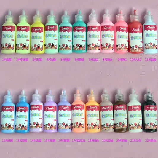 22ML 22-Colors Simulation jam, mobile phone case handmade DIY material accessories