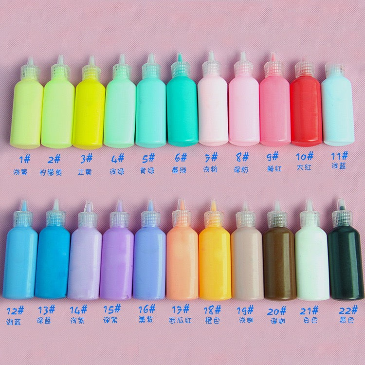 22ML 22-Colors Simulation jam, mobile phone case handmade DIY material accessories