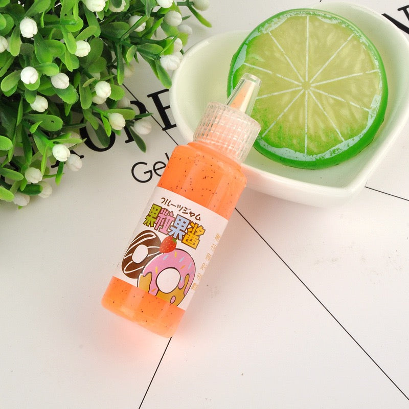 22ML 14-Colors Fruit Pulp Jam, mobile phone case handmade DIY material accessories