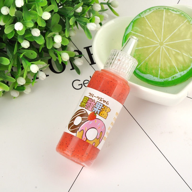 22ML 14-Colors Fruit Pulp Jam, mobile phone case handmade DIY material accessories