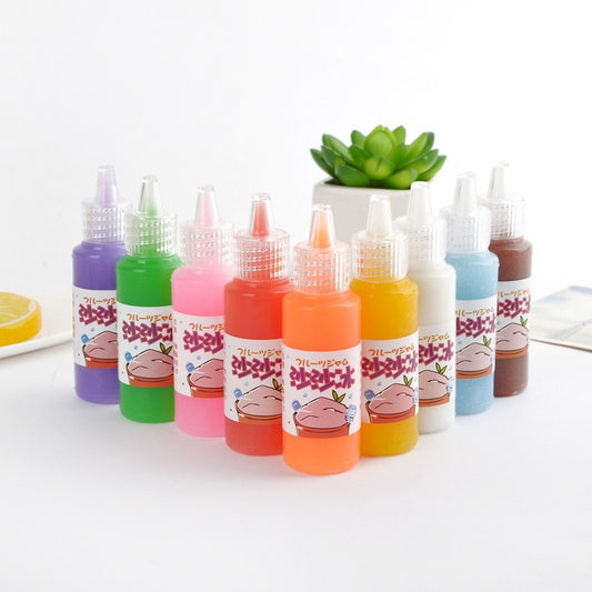 22ML 9-Colors Imitation smoothie jam, mobile phone case handmade DIY material accessories