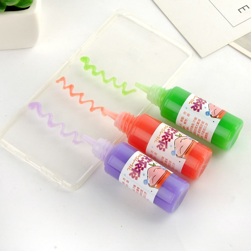 22ML 9-Colors Imitation smoothie jam, mobile phone case handmade DIY material accessories