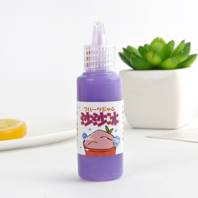 22ML 9-Colors Imitation smoothie jam, mobile phone case handmade DIY material accessories