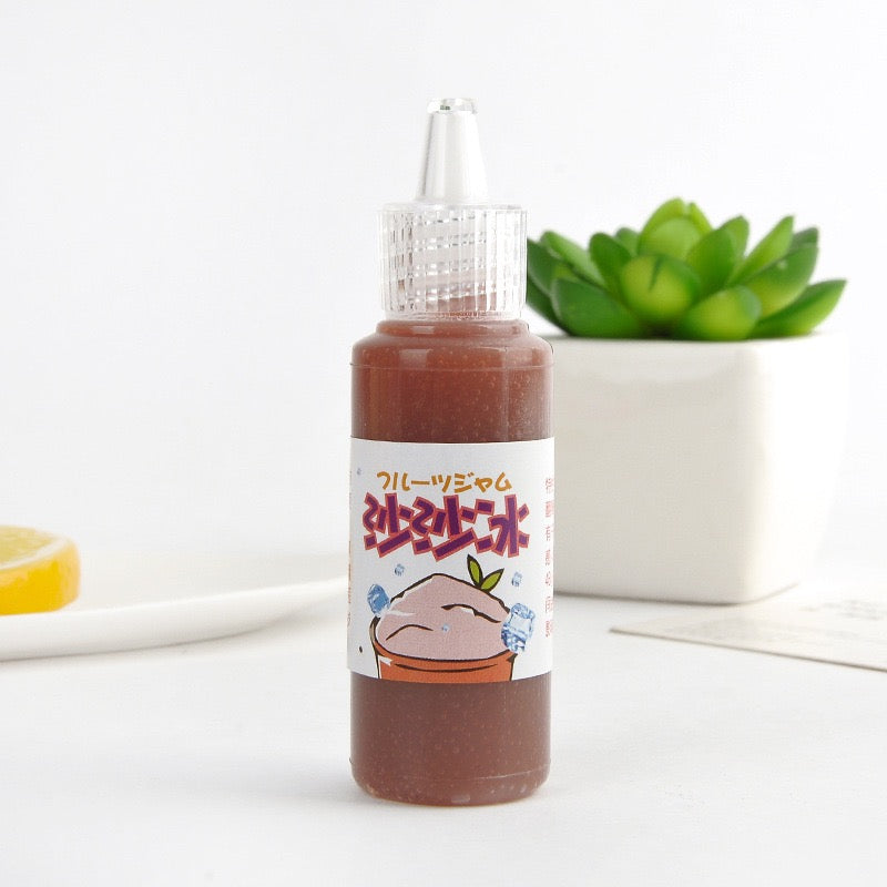 22ML 9-Colors Imitation smoothie jam, mobile phone case handmade DIY material accessories