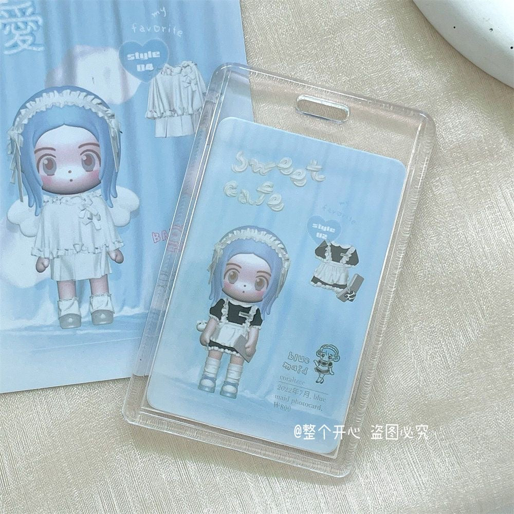 Handmade DIY Cream Glue Card Sleeve Material Kit Accessories for Decorative Bus Cards, Bank Cards, ID Cards, and Meal Cards