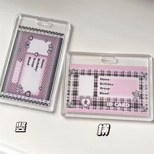Handmade DIY Cream Glue Card Sleeve Material Kit Accessories for Decorative Bus Cards, Bank Cards, ID Cards, and Meal Cards