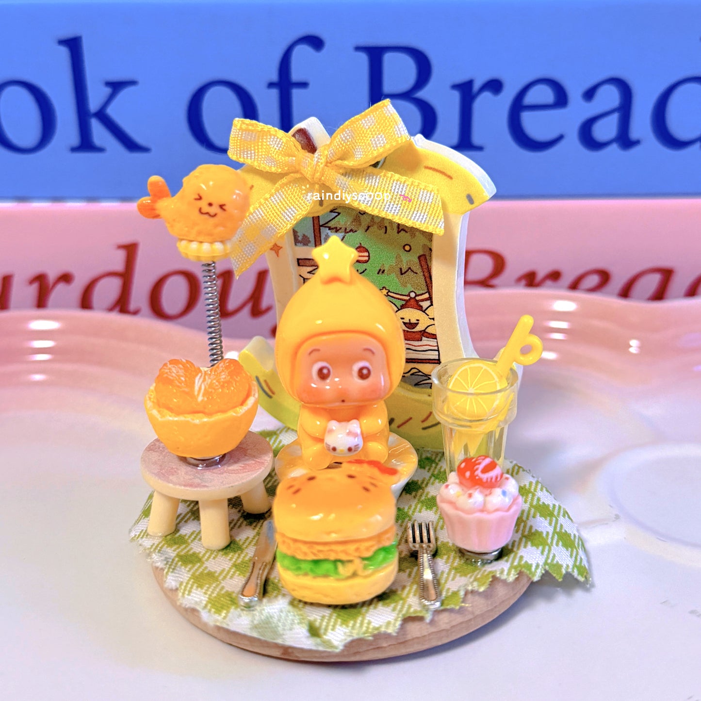 6cm 3D Mini Food Resin DIY Decorative Ornaments
