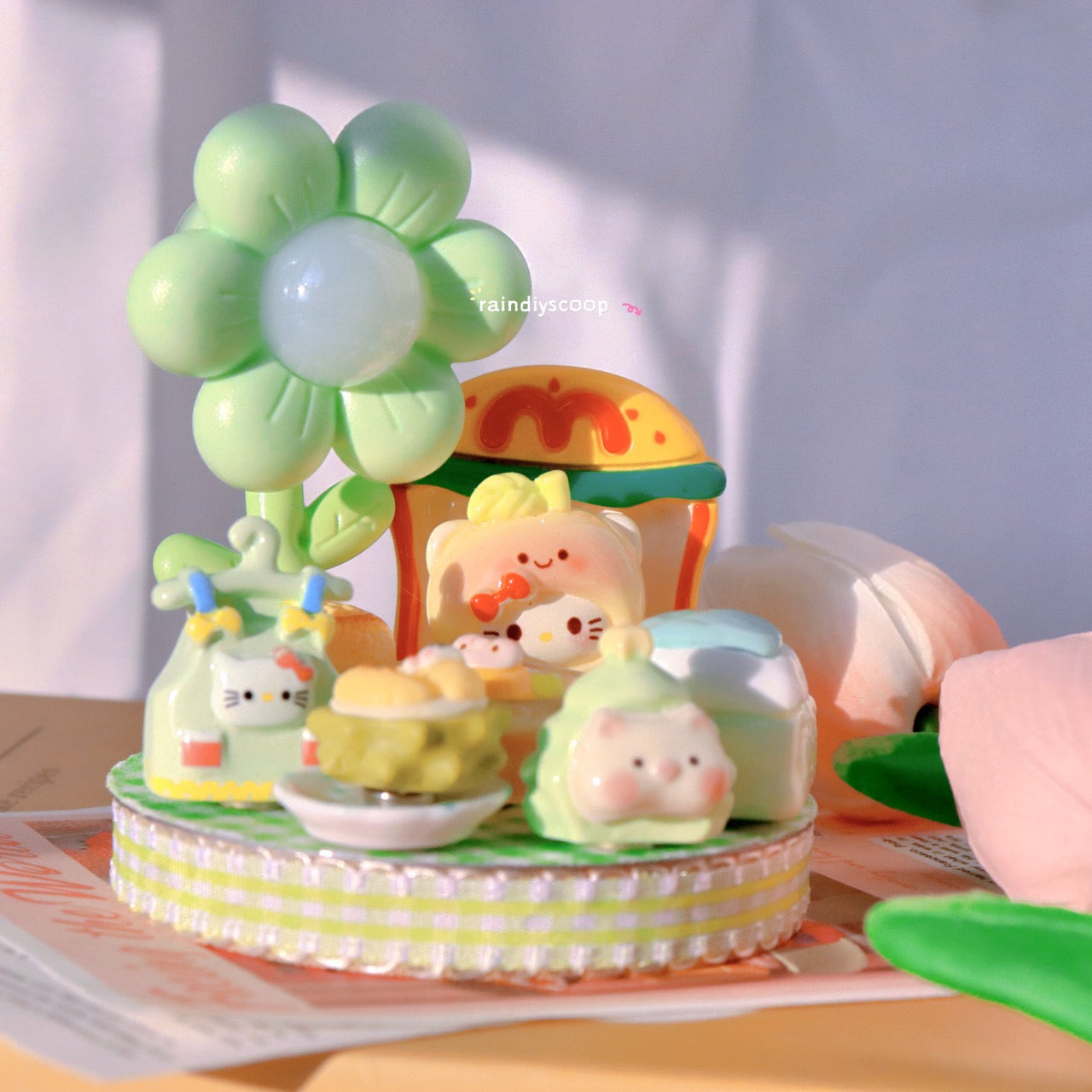 8cm 3D Mini Food Resin DIY Decorative Ornaments（various styles）