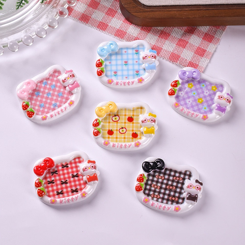 Cartoon plate DIY food playware plate ornaments