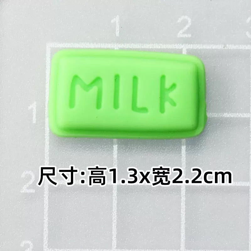 Brown flat KT cat soft rubber accessory