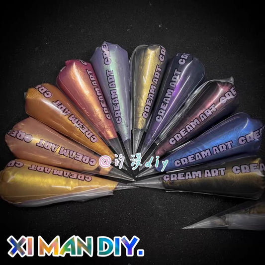 70g 10-color dark metallic DIY cream glue handcrafting materials glue