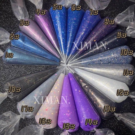 70g 18-color metallic glittering sparkly DIY cream glue handmade materials glue