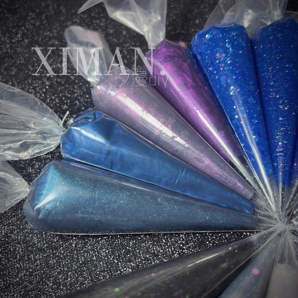 70g 18-color metallic glittering sparkly DIY cream glue handmade materials glue