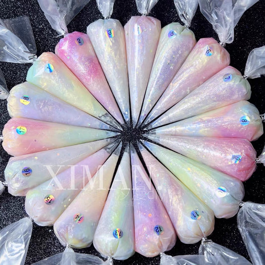 70g Special mixed color pearlescent crystal glue cream glue diy decoration materials