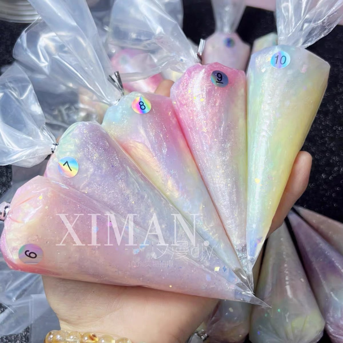 70g 18-color metallic mixed-color DIY cream glue handcrafting materials glue