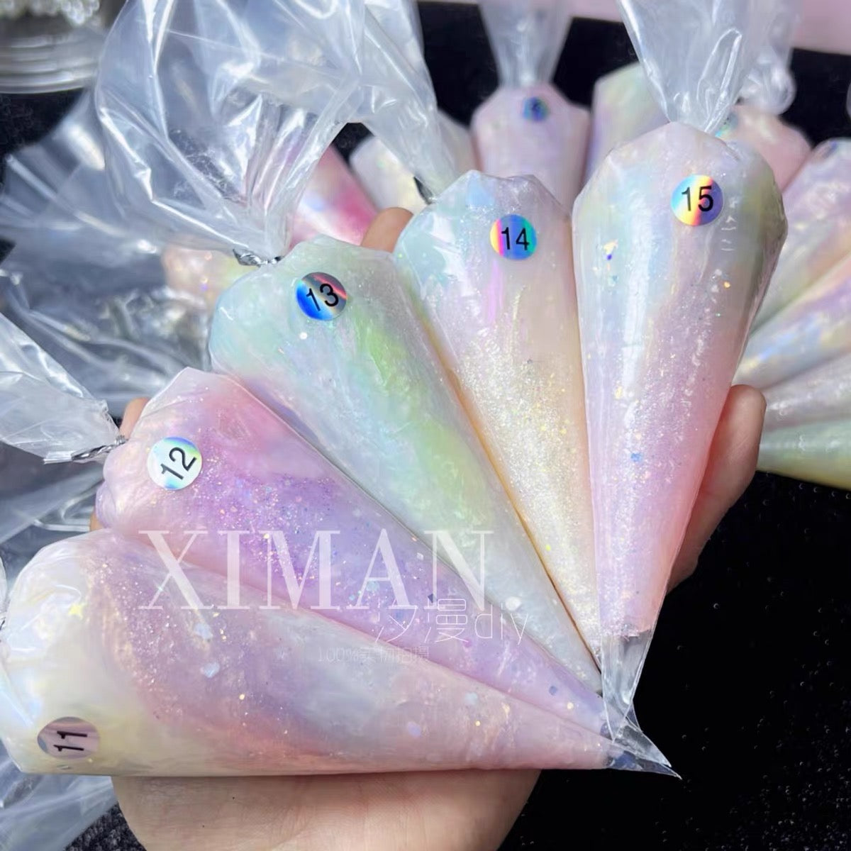 70g 18-color metallic mixed-color DIY cream glue handcrafting materials glue
