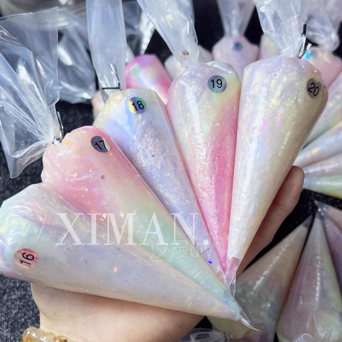 70g 18-color metallic mixed-color DIY cream glue handcrafting materials glue