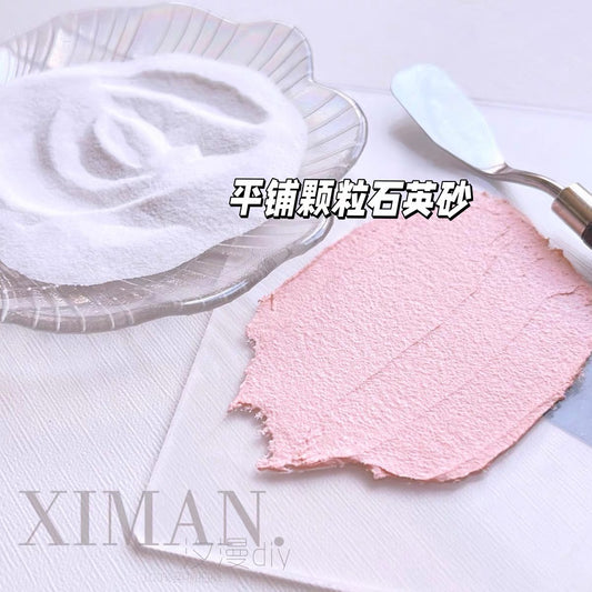 Cream Glue Granular Quartz Sand