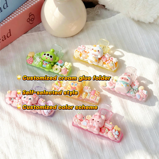 Customized cream glue folder