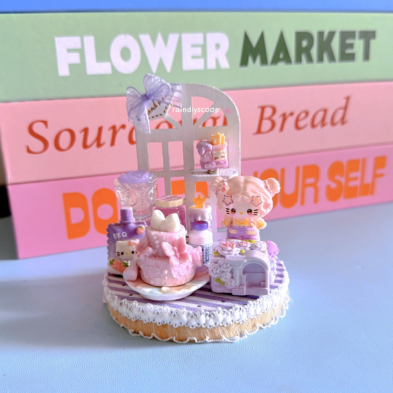 8cm 3D Mini Food Resin DIY Decorative Ornaments（various styles）