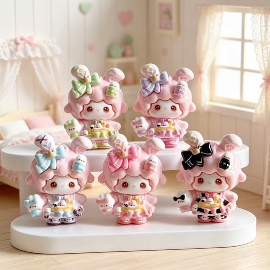 Charming Resin Cartoon Cute Sheep