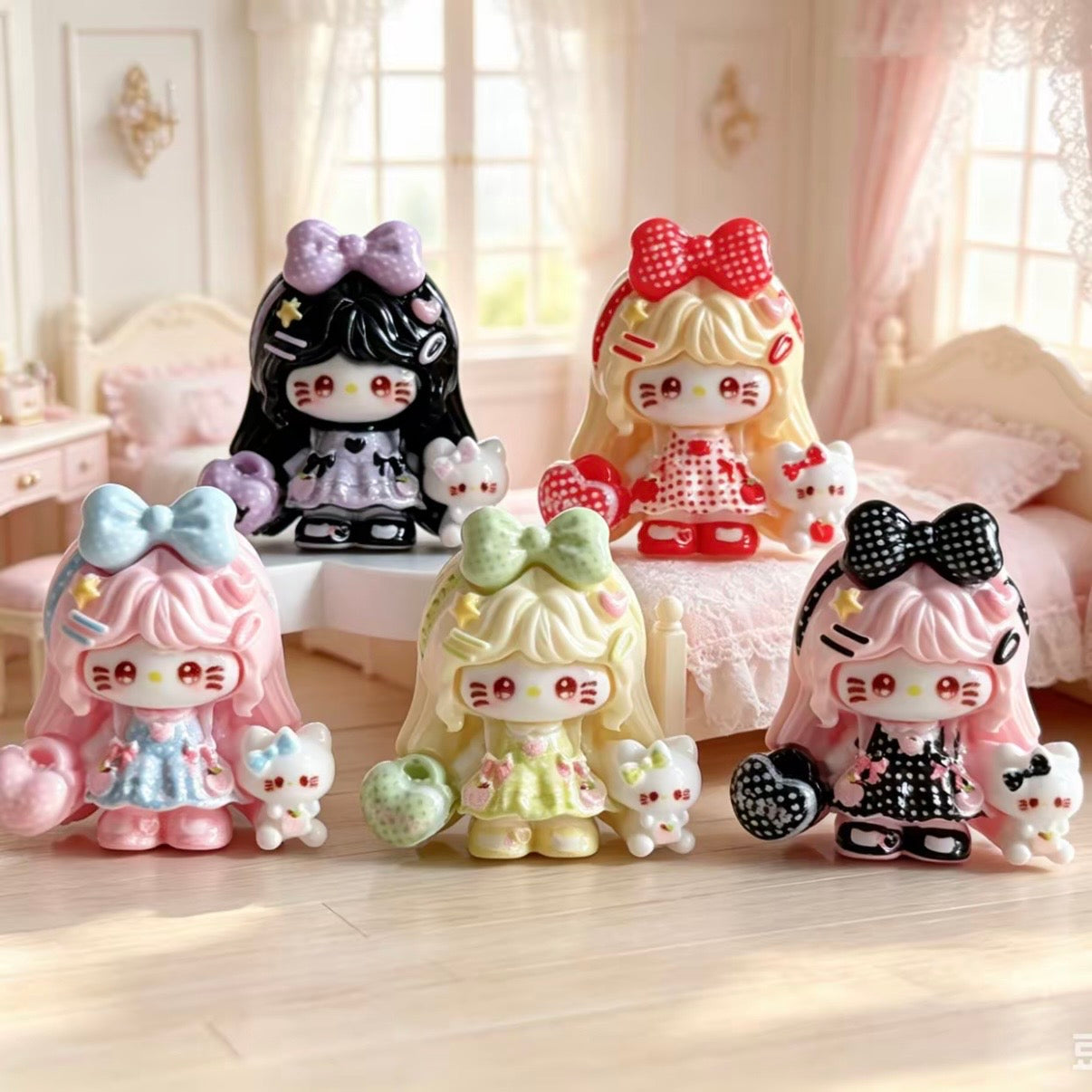 Resin cartoon charm (July styles)