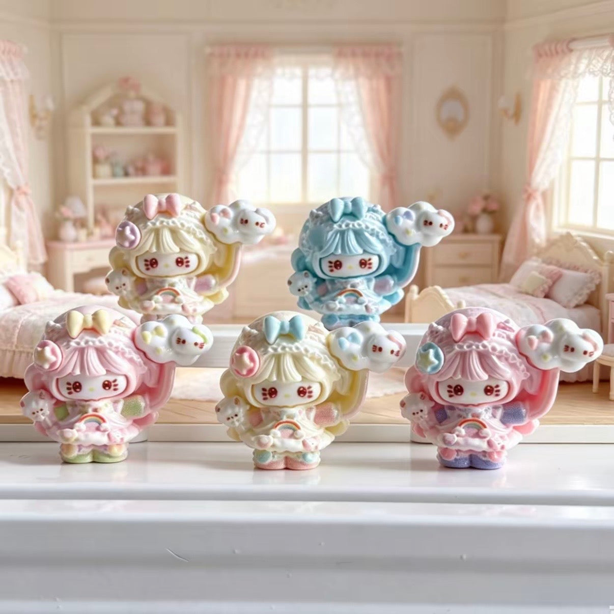 Resin cartoon charm (July styles)