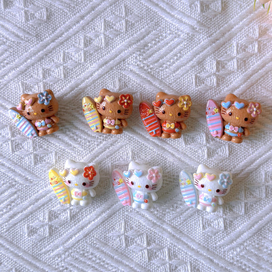 3D summer kt  resin cartoon accessories decorative materials