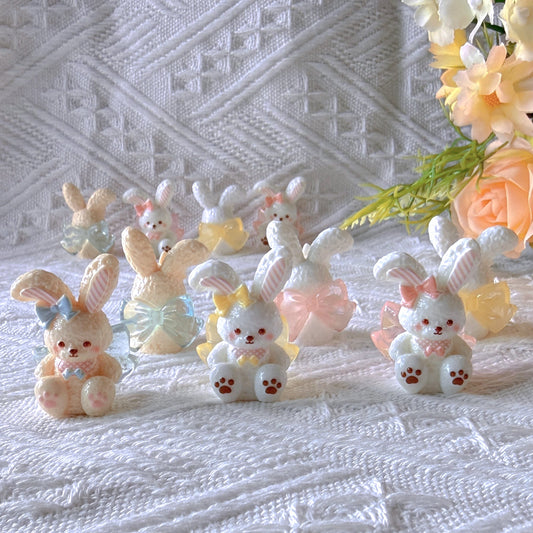 3D Rabbit Resin Cartoon Charm