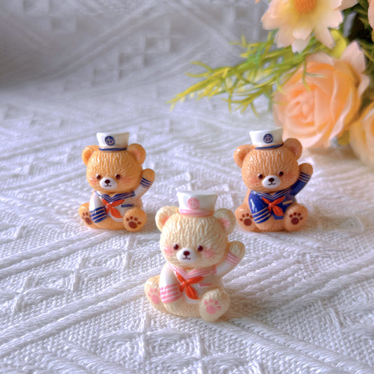 3D Bear resin cartoon accessories(various styles)